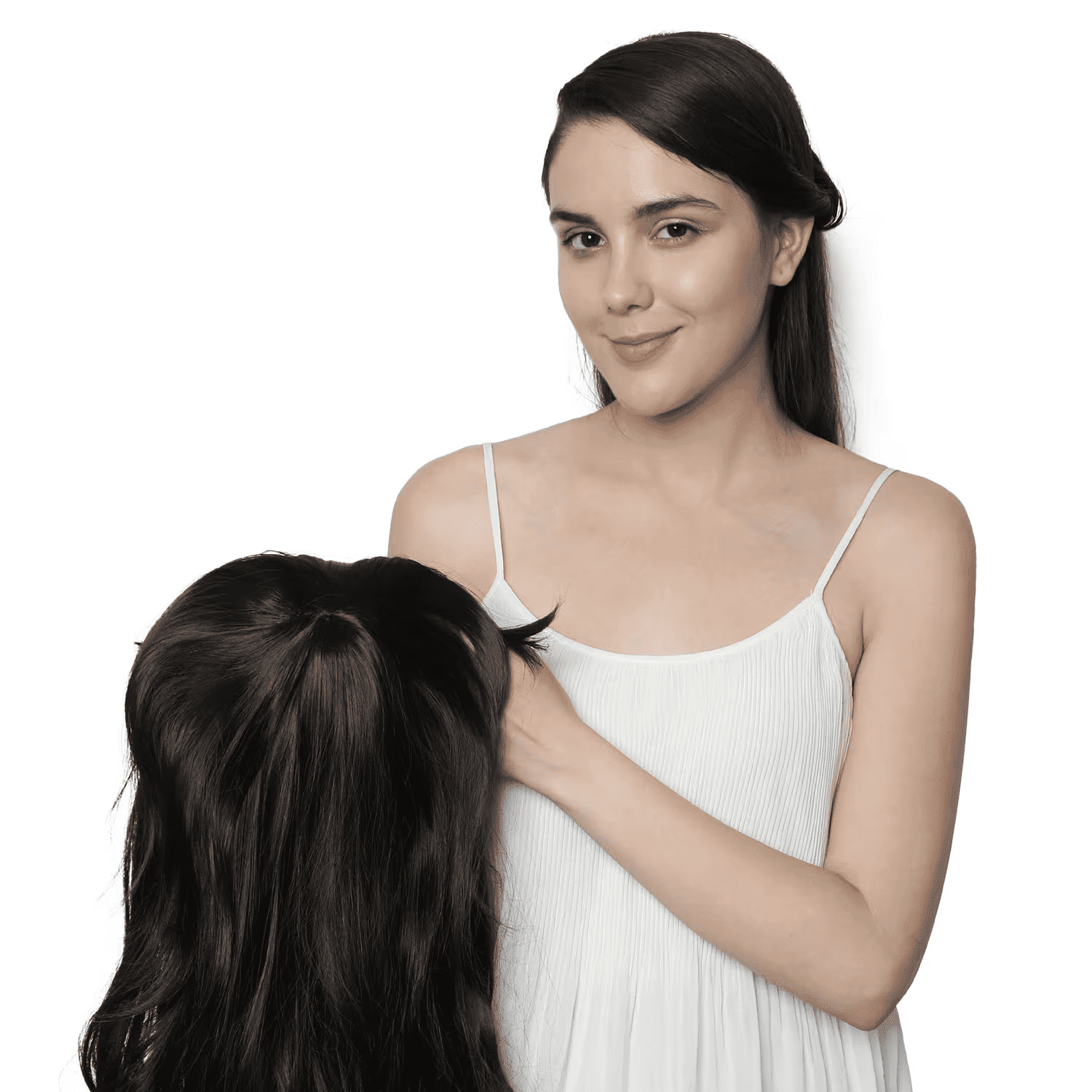 How to Hide Long Hair Under a Wig: Alhairstudio